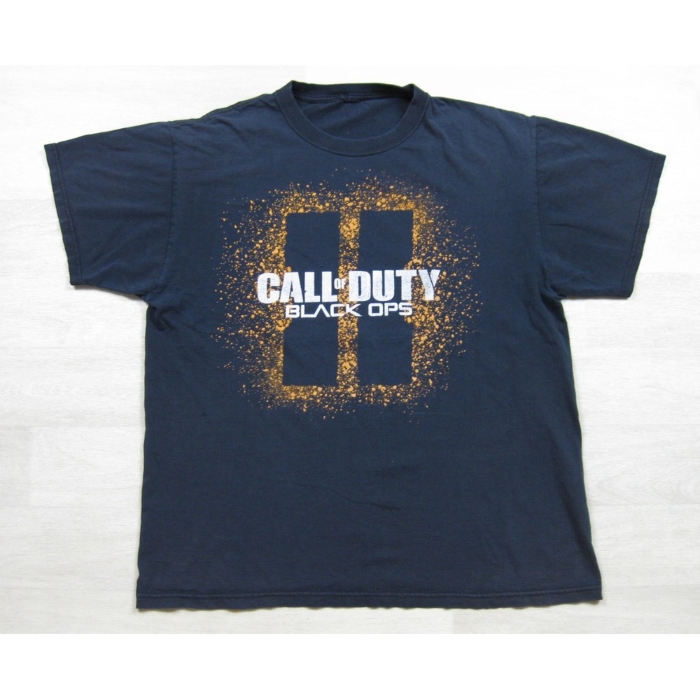 Call of Duty Black Ops T-Shirt Men's (L) Video Game War Soldier FPS 2012